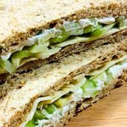 Celery and Cheese Sandwich