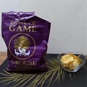 Grouse and Whinberry (Bilberry) Crisps
