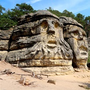 Čertovy Hlavy (Devil Heads), Želízy, Czechia