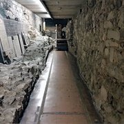 Museum in the Crypt of St Bride's Church, Fleet Street, London