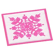 Pink Hawaiian Quilt Rug