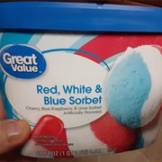 Red, White, and Blue Sorbet