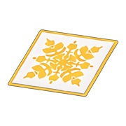 Yellow Hawaiian Quilt Rug