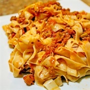 Tagliatelle Al Ragu Alla Bolognese