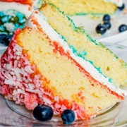 Red White and Blue Zinger Cake