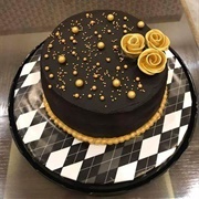 Black Gold Cake