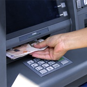 Used an ATM