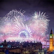 Watch the NYE Fireworks in London