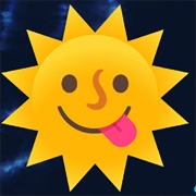 Face With Stuck Out Tongue Mixed Up in Sun (I Meant the Yummy Face)