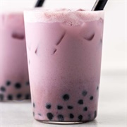 Purple Sweet Potato Boba Tea