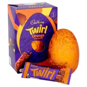 Cadbury&#39;s Twirl Orange Easter Egg