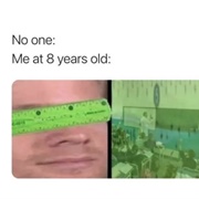 Saw the World in Ruler Vision