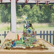 Landscape Dessert W/3 Different Elements