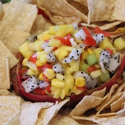 Jalapeño, Corn, and Dragonfruit Salsa