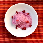 Lychee Pomegranate Ice Cream