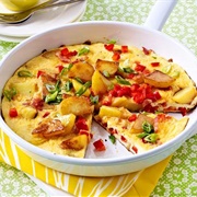 Omelette & Potato & Vegetables