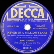 Never in a Million Years - 	Bing Crosby & Jimmy Dorsey