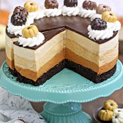 Pumpkin Chocolate Mousse Cake
