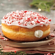 Dunkin' Donuts Candy Cane Crunch Donuts