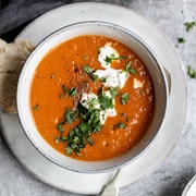 Spiced Lentil and Tomato Soup