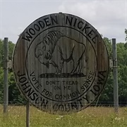World's Largest Wooden Nickel