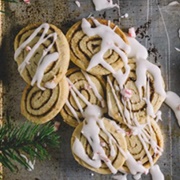 Peppermint-Cinnamon Roll Cookies