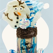 The Yard Milkshake Bar Olaf's Frozen Hot Chocolate Milkshake