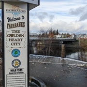 Alaska Highway's Milepost 1523