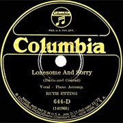 Lonesome & Sorry - Ruth Etting
