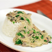 Rice With Mushroom Sauce