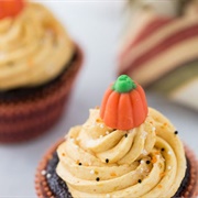 Chocolate 'Pumpkin' Cupcake