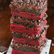 Red Velvet Oreo Truffle Brownies