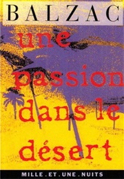 Une Passion Dans Le Désert (Honoré De Balzac)