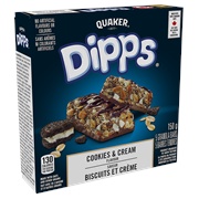 Quaker Dipps Cookies & Cream Granola Bars