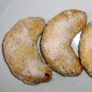 Vegan Lemon Almond Crescents