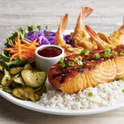 Bourbon Street Salmon & Coconut Shrimp