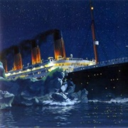 Titanic Struck an Iceberg 1912