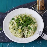 Avocado Risotto Seaweed Folds