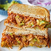Avocado Jackfruit Sandwich