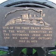 Site of the First Train Robbery in the West