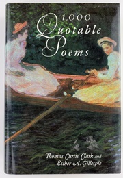 1000 Quotable Poems (Thomas Curtis)