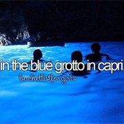 Swim in the Blue Grotto in Capri