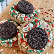 Modern Farmhouse Cookies Holiday Oreo Funfetti Cookie