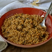 Fregula Con Funghi Porcini