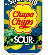 Chupa Chups Sparkling Sour Blueberry
