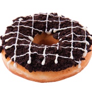 Krispy Kreme Oreo Stripes Doughnut