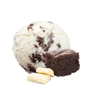 White Chocolate Brownie Ice Cream