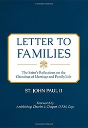 Letter to Families (Pope John Paul Ii)