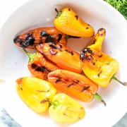 Grilled Yellow Pepper