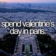 Spend Valentine&#39;s Day in Paris